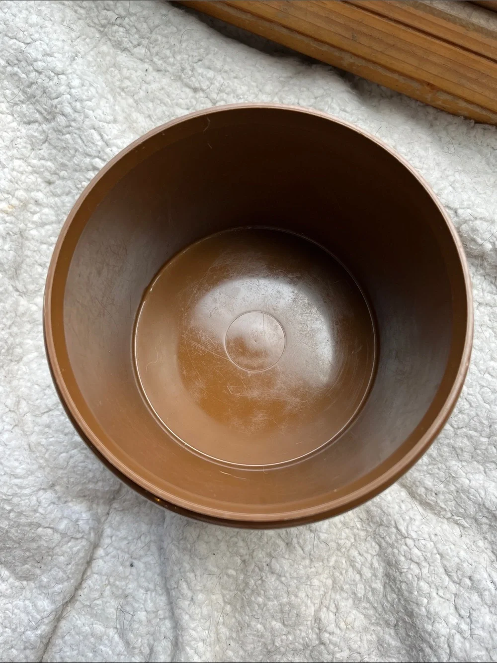 Tupperware Brown Tea Canister